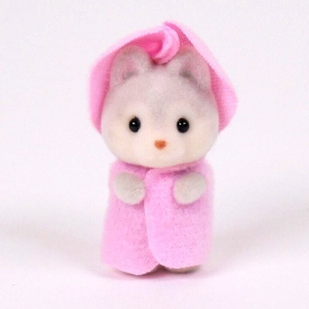 Calico Critters Sylvanian Families Husky Boy Triplet‎ Baby
